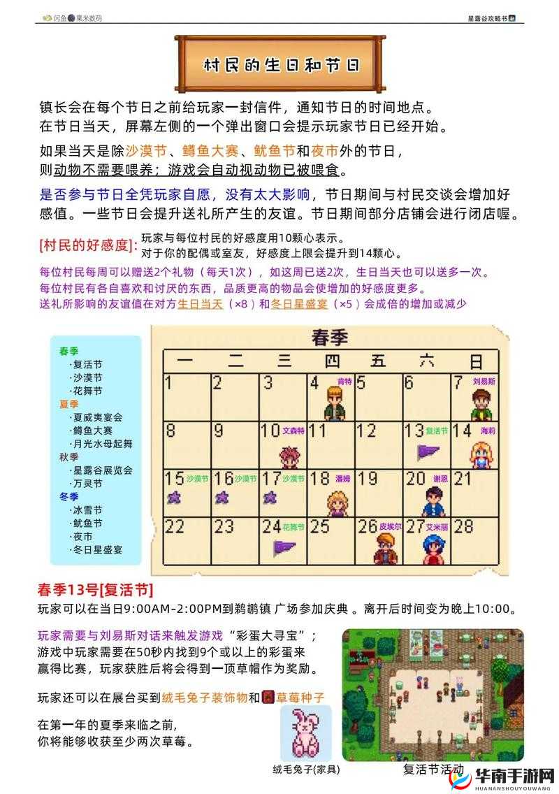 星露谷物语夏季节日有什么玩法，全面攻略