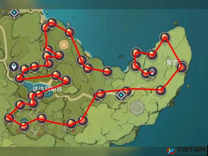 原神日落果采集路线分享