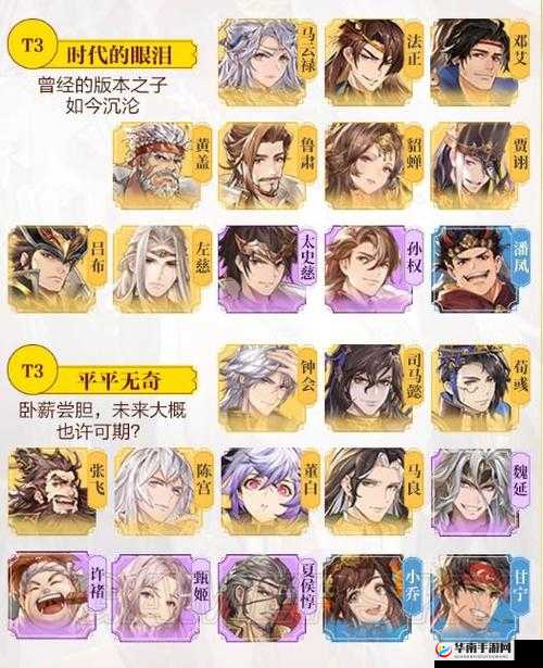 三国志幻想大陆初始武将怎么选