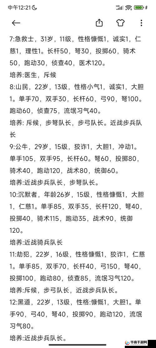 骑马与砍杀，光明与黑暗NPC加点全攻略