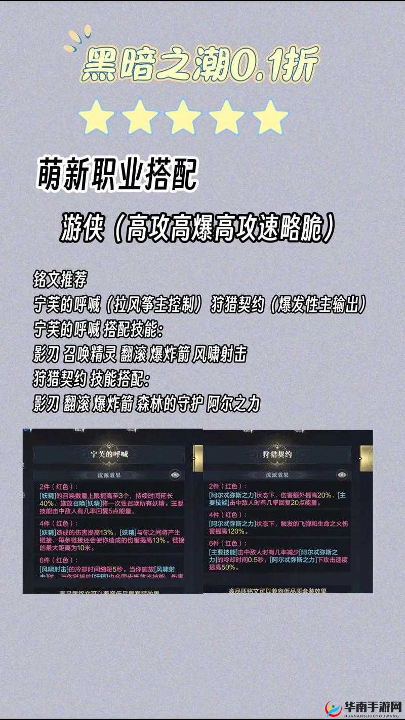 黑暗之潮契约搬砖选什么职业，全面攻略