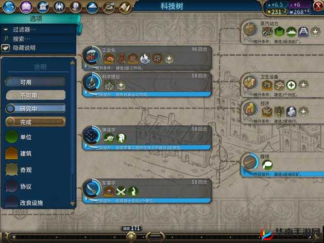 文明6科研和产能关系分析，产能提升科技，科技亦提升产能