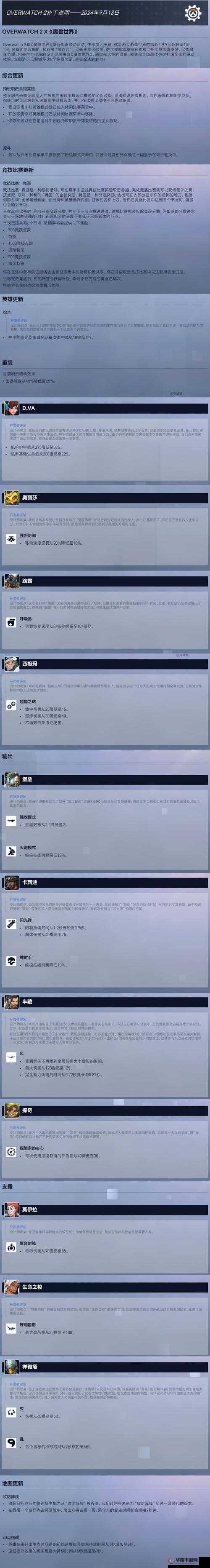 守望先锋7.13ptr英雄改动详情一览，底层逻辑与实战操作深度解析