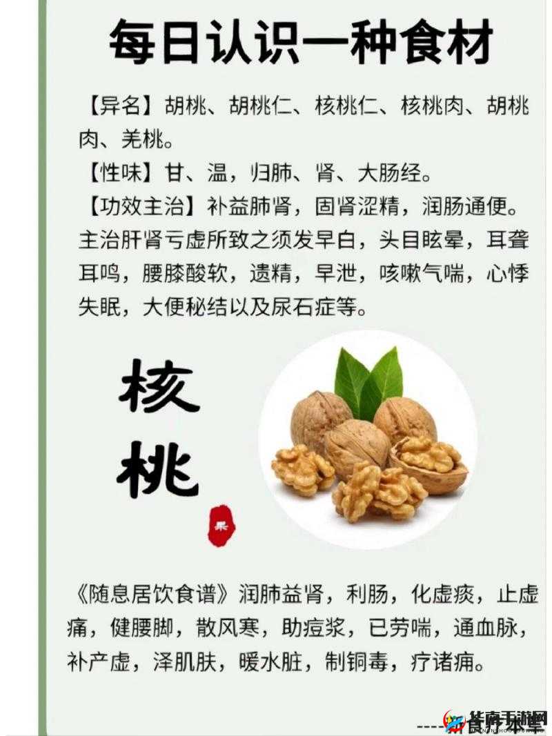 胡桃的十大神奇功效，你知道几个？