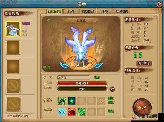 疾风战纪宠物系统深度解析