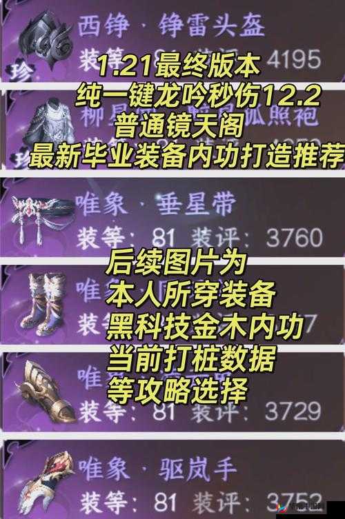 卧龙吟委派高级装备，解锁隐藏技巧的独家秘籍