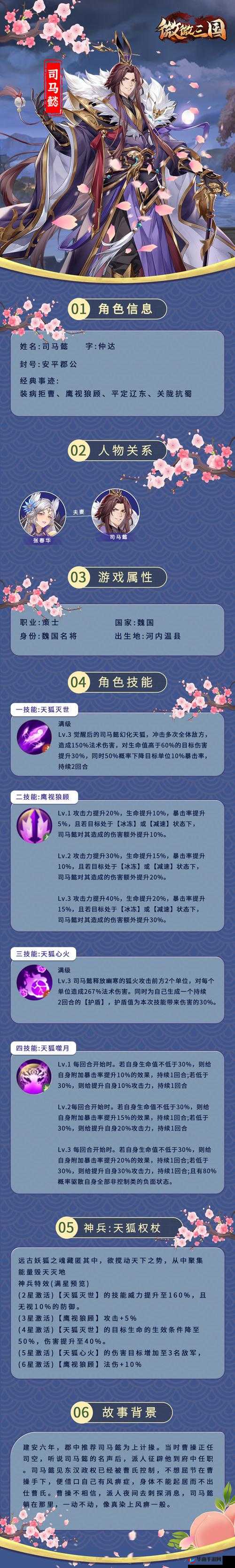 醉天下武将攻略，司马懿技能攻略