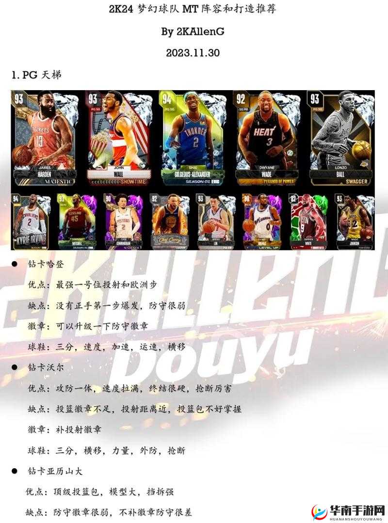 NBA篮球大师获取球员介绍，构建梦幻阵容的秘籍