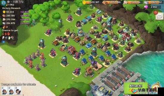 海岛奇兵21本后期，步医妹阵容真能实现无敌防御吗？